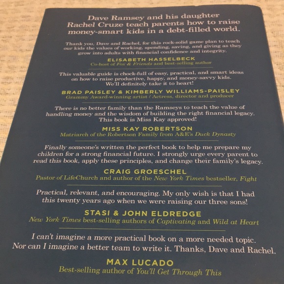 Smart Money Smart Kids Hardback Book Raising next Generation D. Ramsey R Cruze - Picture 3 of 7